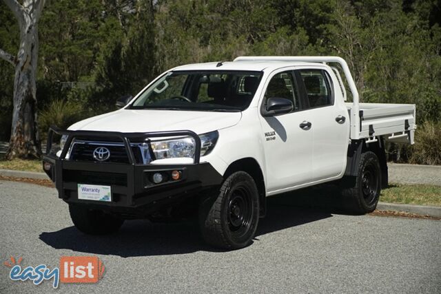 2019 TOYOTA HILUX SR DUAL CAB GUN126R CAB CHASSIS