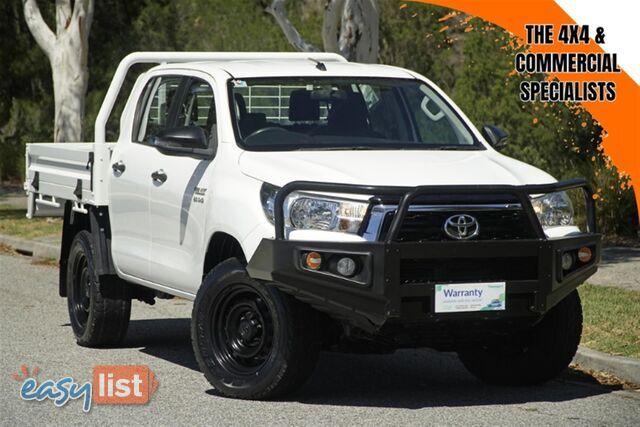 2019 TOYOTA HILUX SR DUAL CAB GUN126R CAB CHASSIS