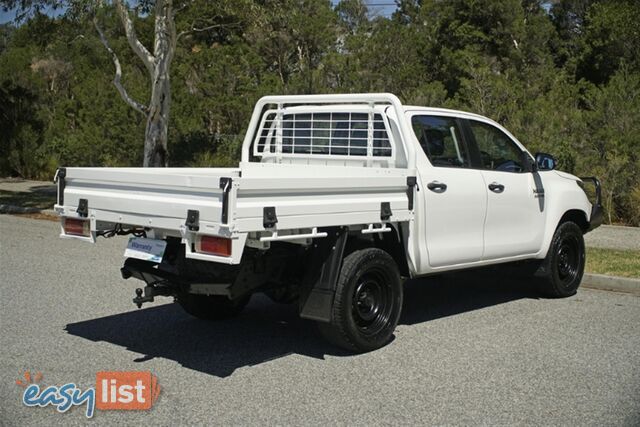 2019 TOYOTA HILUX SR DUAL CAB GUN126R CAB CHASSIS