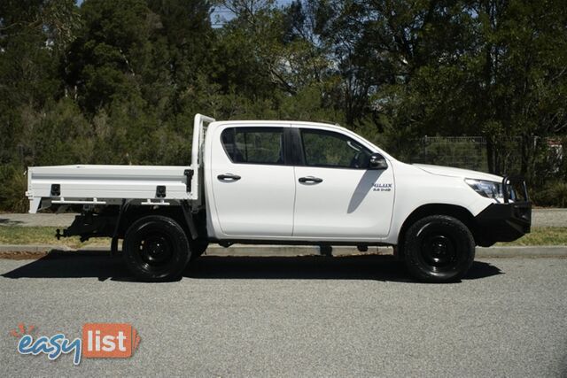 2019 TOYOTA HILUX SR DUAL CAB GUN126R CAB CHASSIS