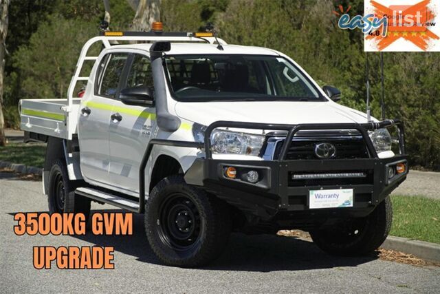 2020 TOYOTA HILUX SR DUAL CAB GUN126R CAB CHASSIS