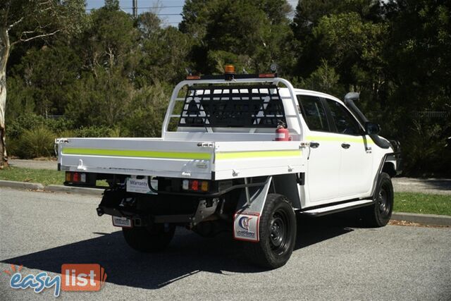 2020 TOYOTA HILUX SR DUAL CAB GUN126R CAB CHASSIS