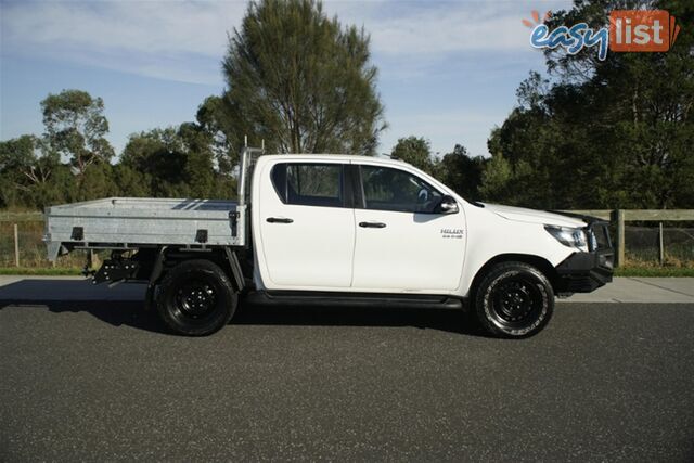 2019 TOYOTA HILUX SR DUAL CAB GUN126R CAB CHASSIS
