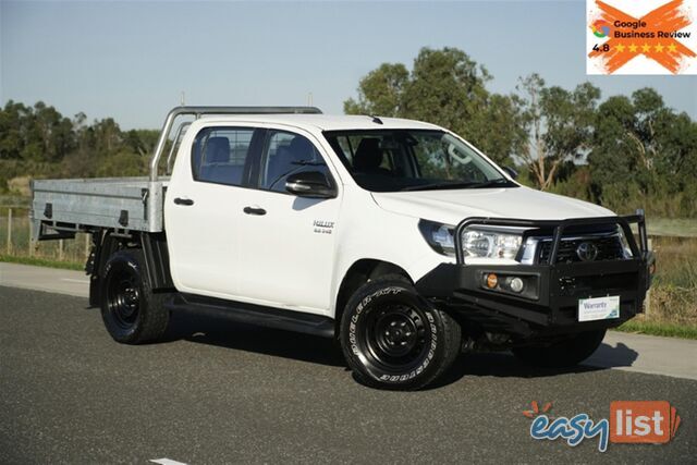 2019 TOYOTA HILUX SR DUAL CAB GUN126R CAB CHASSIS