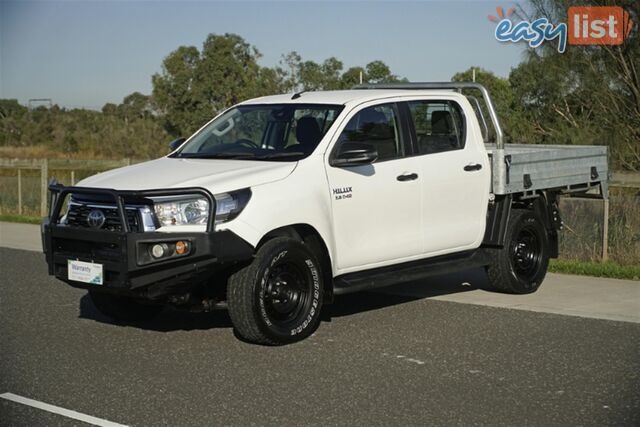 2019 TOYOTA HILUX SR DUAL CAB GUN126R CAB CHASSIS