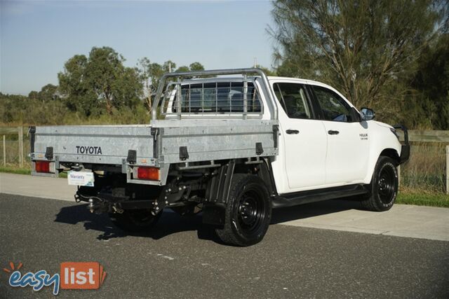 2019 TOYOTA HILUX SR DUAL CAB GUN126R CAB CHASSIS
