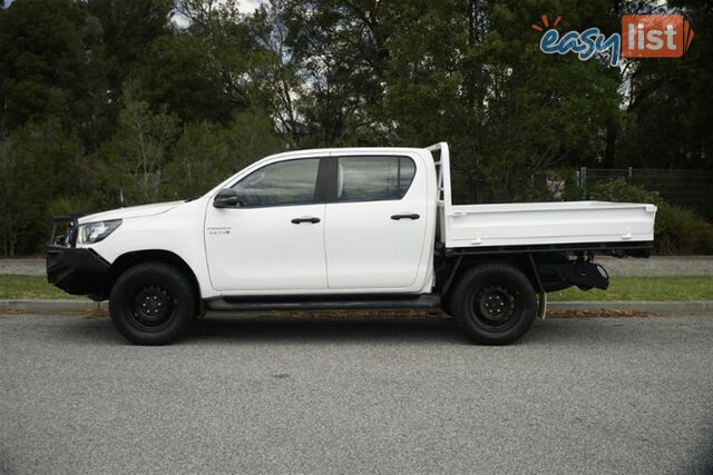 2019 TOYOTA HILUX SR DUAL CAB GUN126R CAB CHASSIS