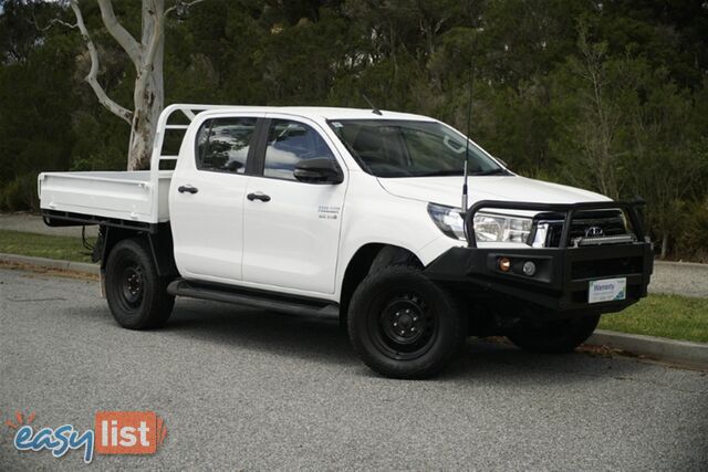 2019 TOYOTA HILUX SR DUAL CAB GUN126R CAB CHASSIS