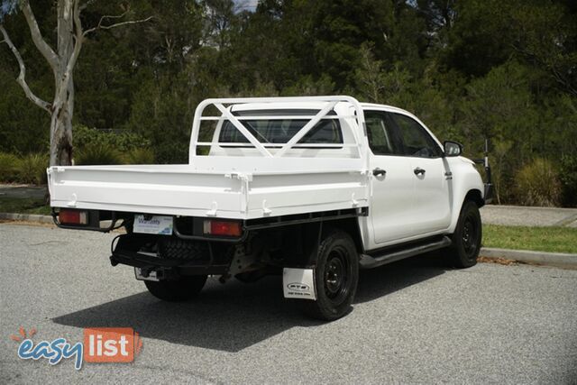 2019 TOYOTA HILUX SR DUAL CAB GUN126R CAB CHASSIS