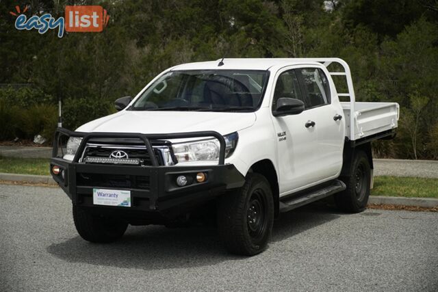 2019 TOYOTA HILUX SR DUAL CAB GUN126R CAB CHASSIS