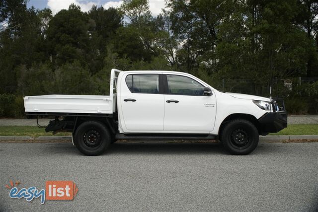 2019 TOYOTA HILUX SR DUAL CAB GUN126R CAB CHASSIS