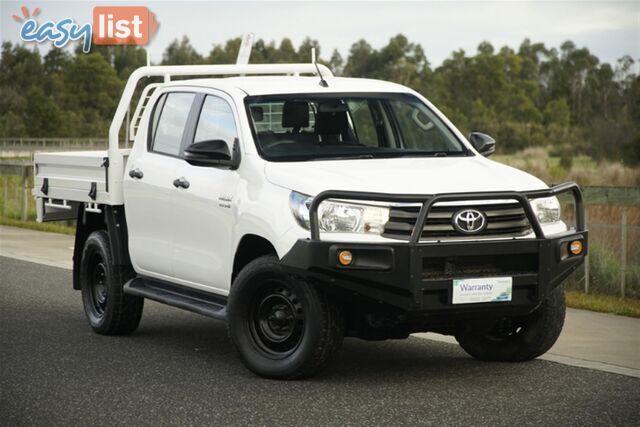 2019 TOYOTA HILUX SR DUAL CAB GUN126R CAB CHASSIS