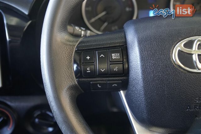 2019 TOYOTA HILUX SR DUAL CAB GUN126R CAB CHASSIS