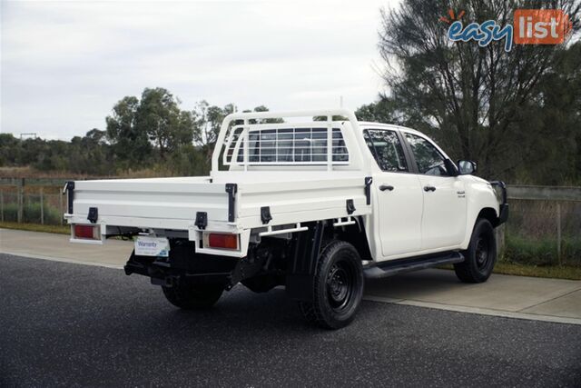 2019 TOYOTA HILUX SR DUAL CAB GUN126R CAB CHASSIS