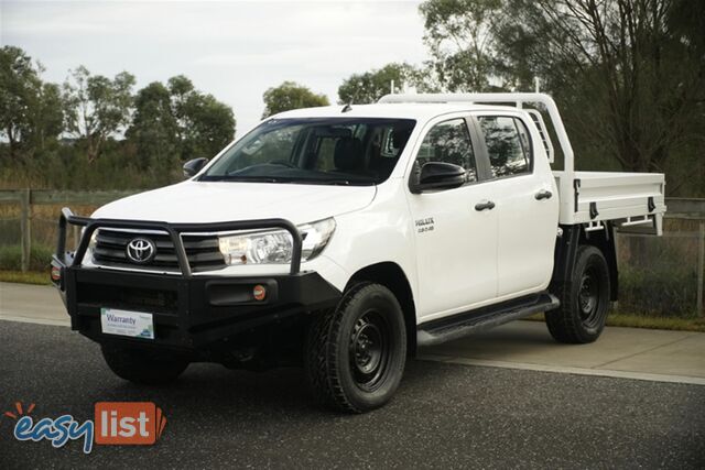 2019 TOYOTA HILUX SR DUAL CAB GUN126R CAB CHASSIS
