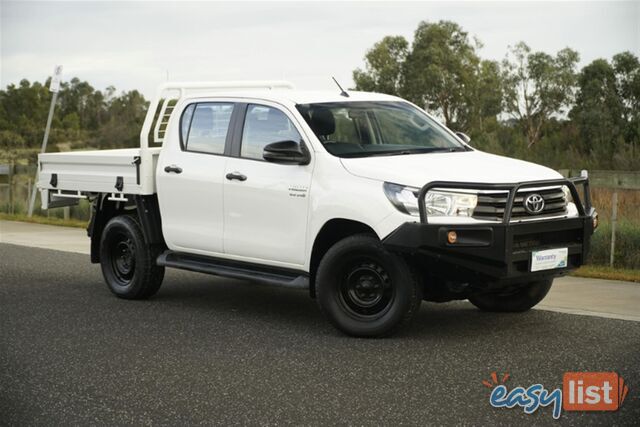 2019 TOYOTA HILUX SR DUAL CAB GUN126R CAB CHASSIS