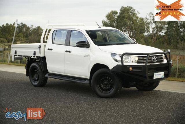 2019 TOYOTA HILUX SR DUAL CAB GUN126R CAB CHASSIS