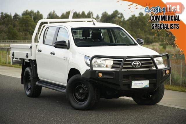 2019 TOYOTA HILUX SR DUAL CAB GUN126R CAB CHASSIS