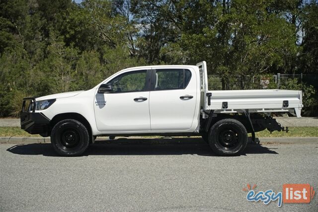 2018 TOYOTA HILUX SR DUAL CAB GUN126R CAB CHASSIS