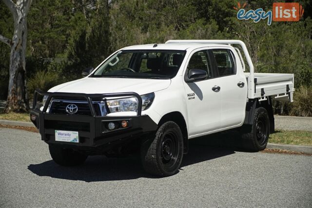 2018 TOYOTA HILUX SR DUAL CAB GUN126R CAB CHASSIS