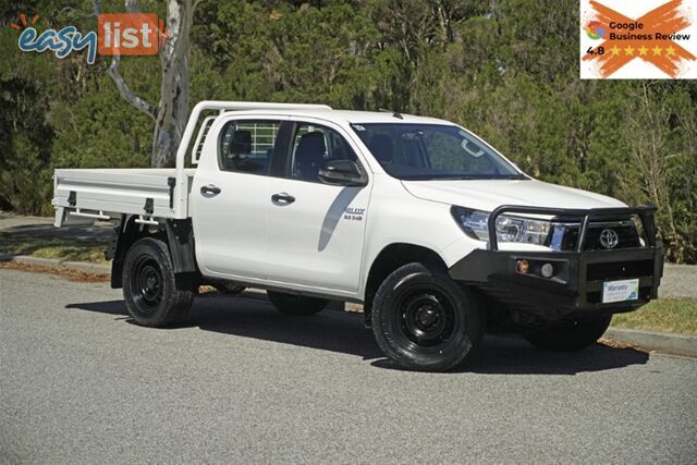 2018 TOYOTA HILUX SR DUAL CAB GUN126R CAB CHASSIS
