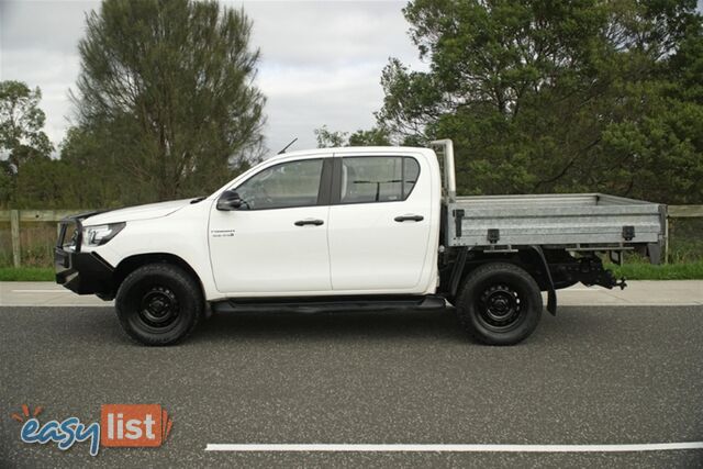 2017 TOYOTA HILUX SR DUAL CAB GUN126R CAB CHASSIS