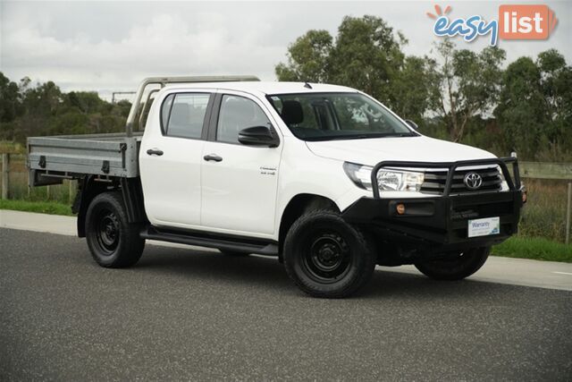 2017 TOYOTA HILUX SR DUAL CAB GUN126R CAB CHASSIS