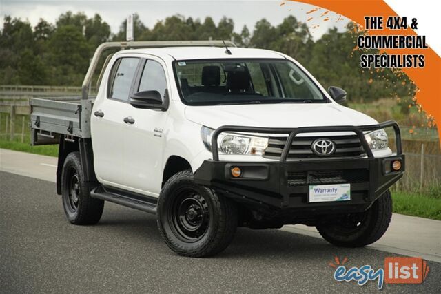 2017 TOYOTA HILUX SR DUAL CAB GUN126R CAB CHASSIS