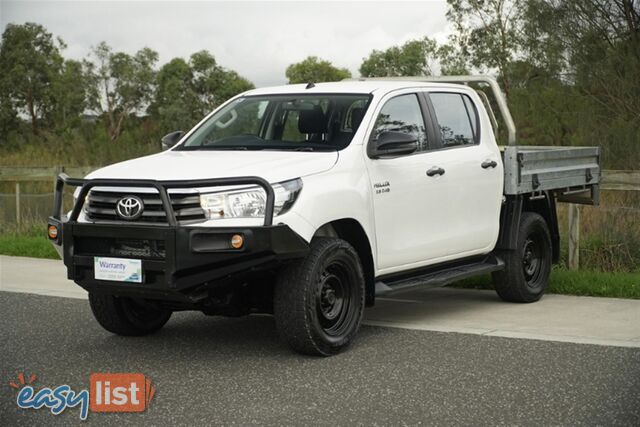 2017 TOYOTA HILUX SR DUAL CAB GUN126R CAB CHASSIS
