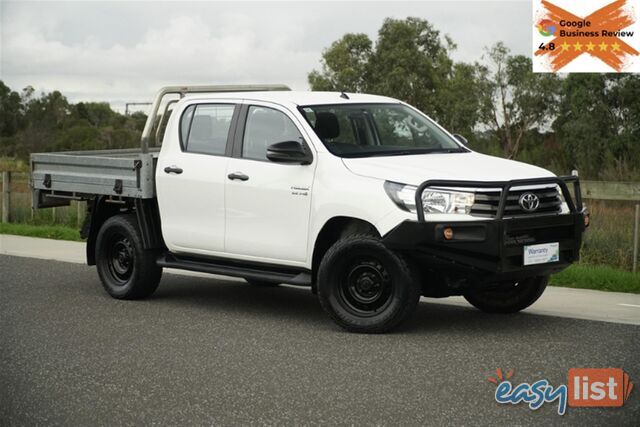 2017 TOYOTA HILUX SR DUAL CAB GUN126R CAB CHASSIS