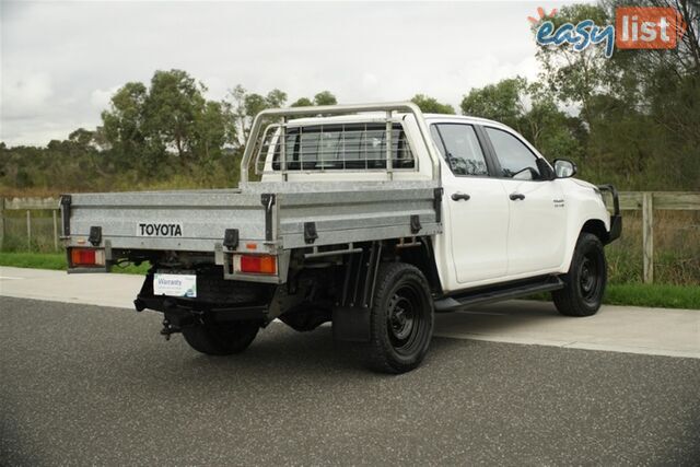 2017 TOYOTA HILUX SR DUAL CAB GUN126R CAB CHASSIS