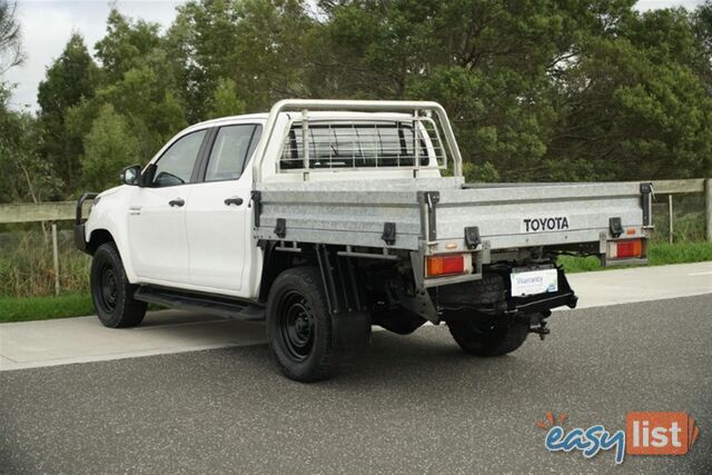 2017 TOYOTA HILUX SR DUAL CAB GUN126R CAB CHASSIS