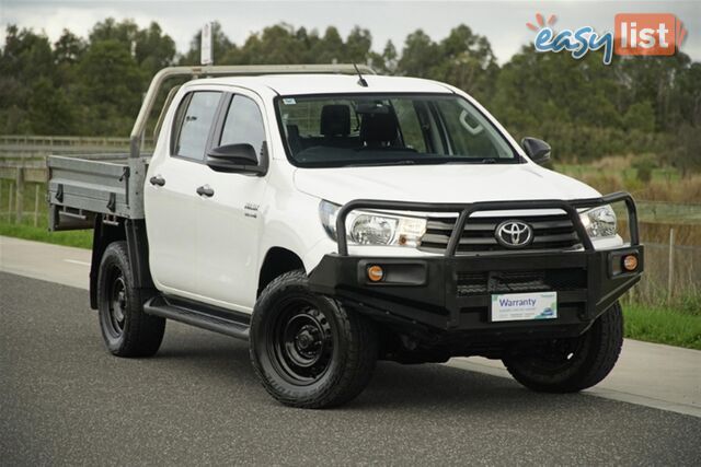 2017 TOYOTA HILUX SR DUAL CAB GUN126R CAB CHASSIS