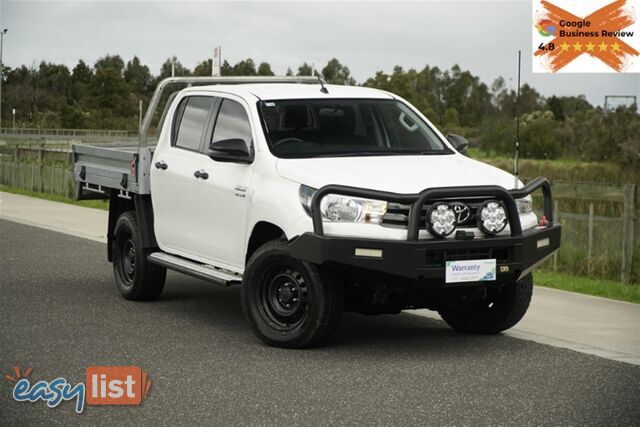 2017 TOYOTA HILUX SR DUAL CAB GUN126R CAB CHASSIS