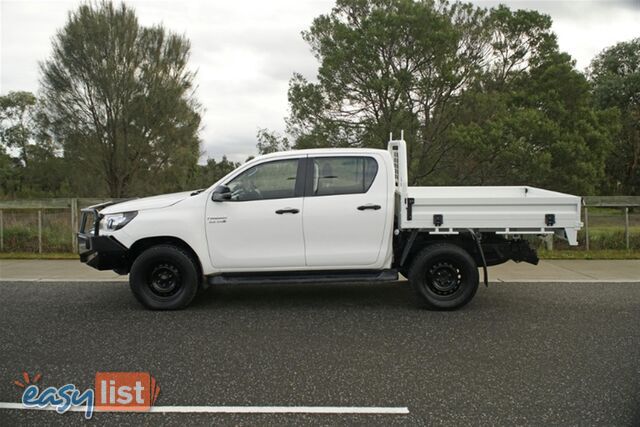 2019 TOYOTA HILUX SR DUAL CAB GUN126R CAB CHASSIS