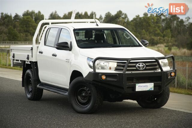 2019 TOYOTA HILUX SR DUAL CAB GUN126R CAB CHASSIS