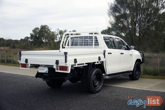 2019 TOYOTA HILUX SR DUAL CAB GUN126R CAB CHASSIS