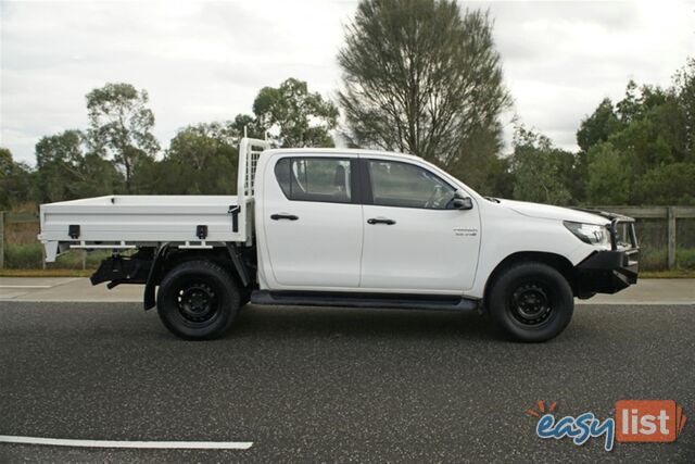 2019 TOYOTA HILUX SR DUAL CAB GUN126R CAB CHASSIS