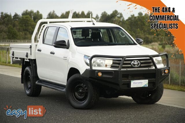 2019 TOYOTA HILUX SR DUAL CAB GUN126R CAB CHASSIS