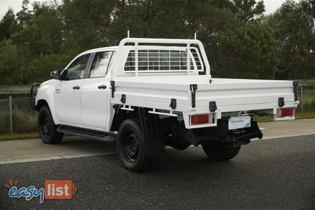2019 TOYOTA HILUX SR DUAL CAB GUN126R CAB CHASSIS