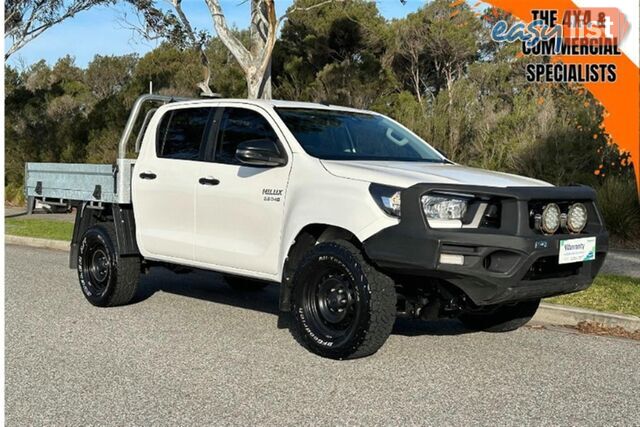 2020 TOYOTA HILUX SR DUAL CAB GUN126R CAB CHASSIS