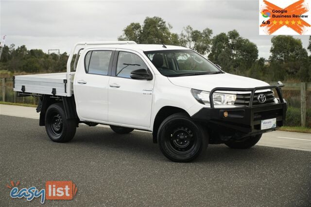 2018 TOYOTA HILUX SR DUAL CAB GUN126R CAB CHASSIS