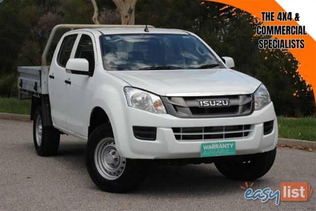 2016 ISUZU D-MAX SX DUAL CAB MY15 CAB CHASSIS