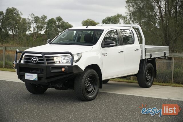 2020 TOYOTA HILUX SR DUAL CAB GUN126R CAB CHASSIS