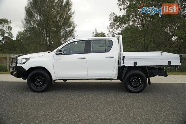 2020 TOYOTA HILUX SR DUAL CAB GUN126R CAB CHASSIS