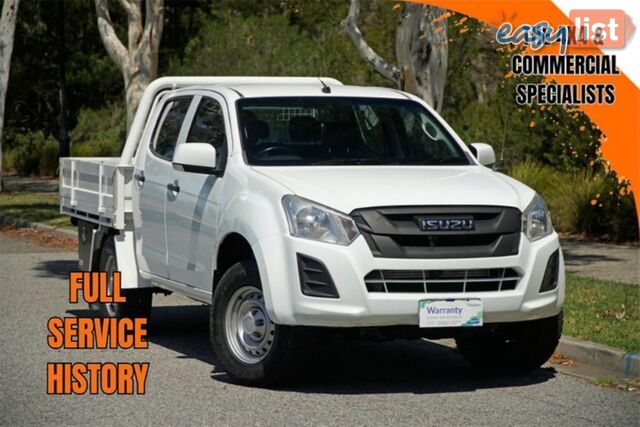 2017 ISUZU D-MAX SX DUAL CAB MY17 CAB CHASSIS