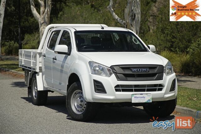 2017 ISUZU D-MAX SX DUAL CAB MY17 CAB CHASSIS