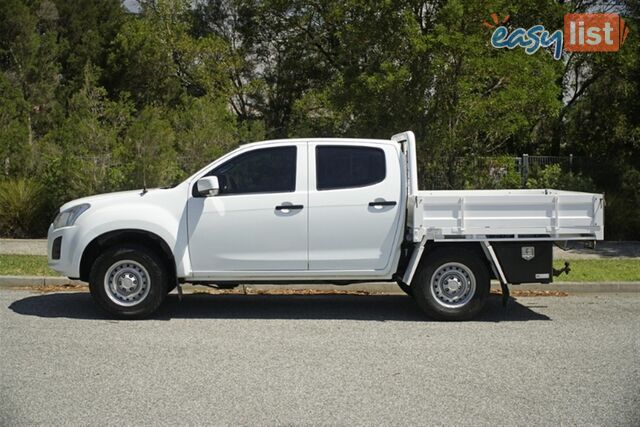 2017 ISUZU D-MAX SX DUAL CAB MY17 CAB CHASSIS