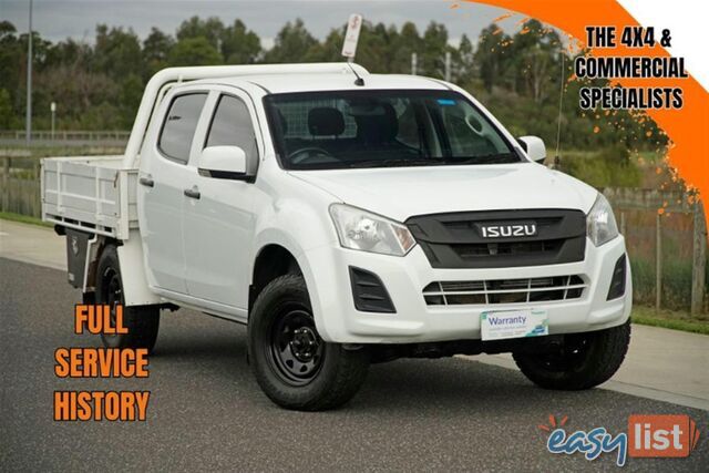 2017 ISUZU D-MAX SX DUAL CAB MY17 CAB CHASSIS