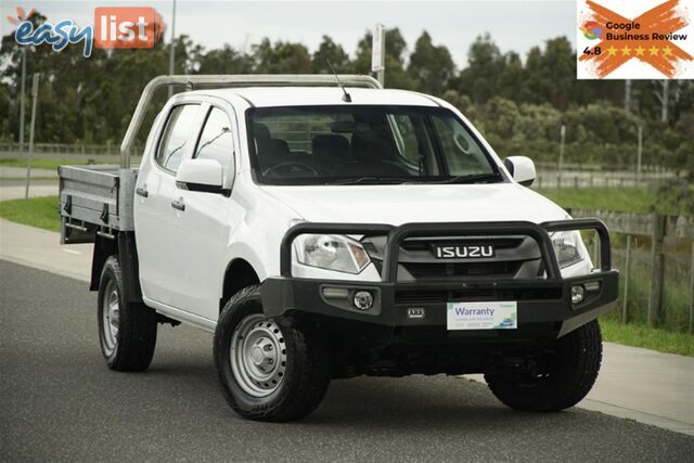 2019 ISUZU D-MAX SX DUAL CAB MY19 CAB CHASSIS